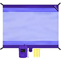 WolfWise 270 x 210 cm XXL Alfombra de Playa- Manta de Picnic de Bolsillo Impermeable Extra Grande- a Prueba de Arena…